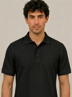 Polo verano hombre Negro