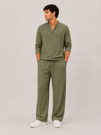 Conjunto hombre largo Verde Salvia
