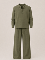 Conjunto hombre largo Verde Salvia