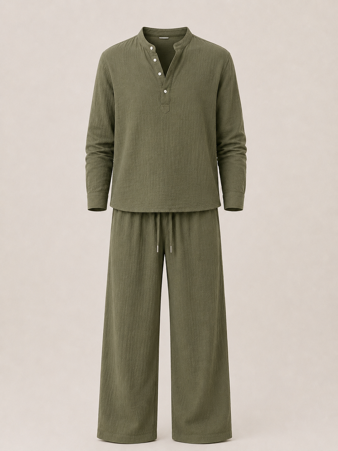 Conjunto hombre largo Verde Salvia