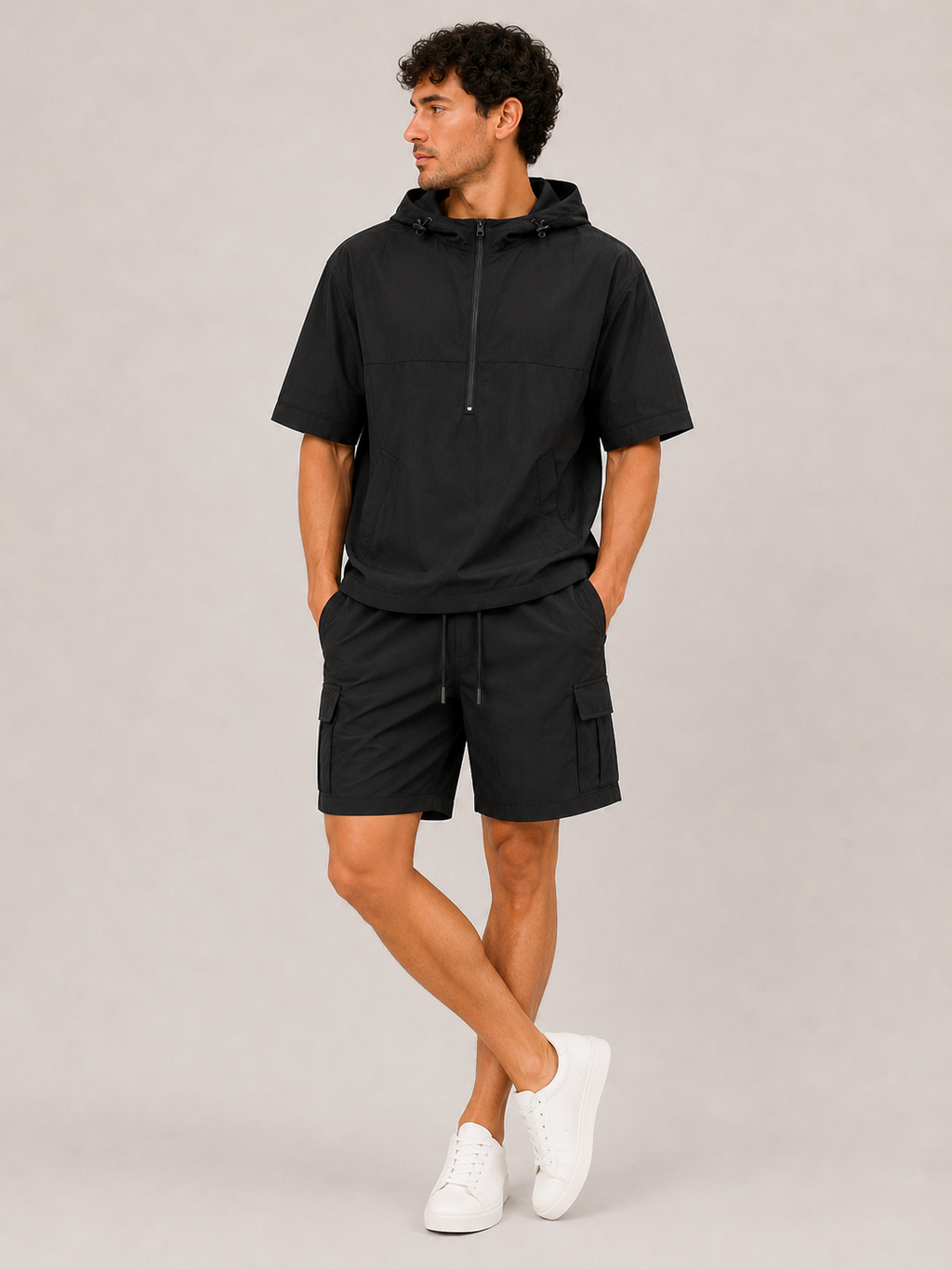 Conjunto cargo hombre Negro