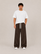 Pantalon largo hombre Marrón 
