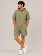 conjunto hombre cargo corto Verde Caqui