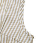 Casual and minimalist jumpsuit, color woven striped jumpsuit, wide leg pants