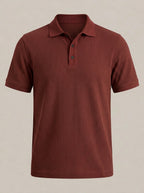 Polo verano hombre Rojo Oscuro