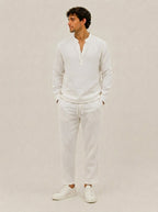 Conjunto hombre largo Blanco