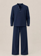 Conjunto hombre largo Azul marino