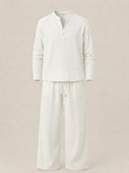 Conjunto hombre largo Blanco